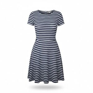 THEORY Albita Guarda Dress Size 2 Navy White Stripe Swiftie Old Money Knit $315